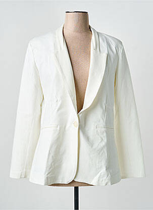 Blazer coupe cintrée blanc CHANTAL B. femme
