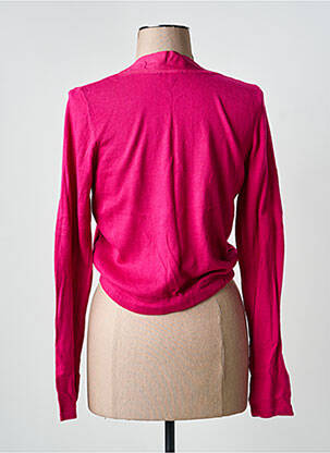 Gilet manches longues coupe cintrée rose ELIANE ET LENA femme