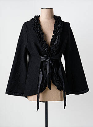 Veste casual coupe cintrée noir BETTY BOOM femme