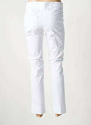 Pantalon slim taille élastique taille normale blanc MYRINE femme