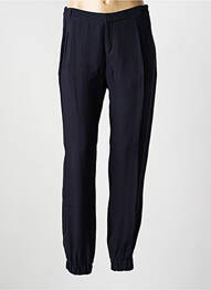 Pantalon slim taille élastique taille normale bleu IKKS femme