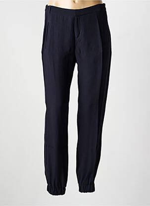 Pantalon slim taille élastique taille normale bleu IKKS femme