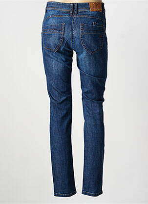 Jeans coupe slim stretch taille normale bleu ZERRES femme