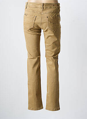 Jeans coupe slim stretch taille normale marron ZERRES femme