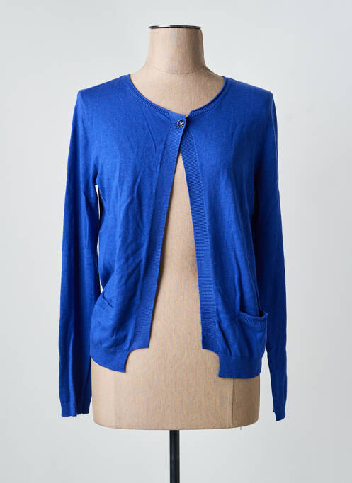 Gilet manches longues coupe cintrée bleu HARRIS WILSON femme
