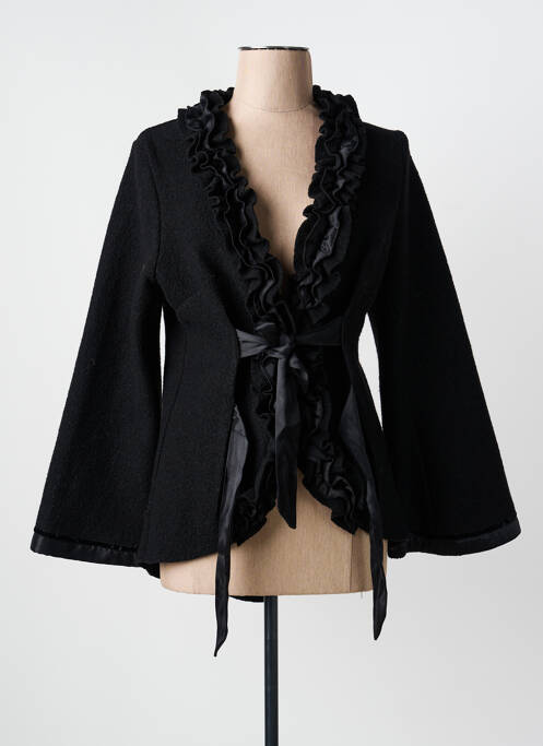 Veste casual coupe cintrée noir BETTY BOOM femme
