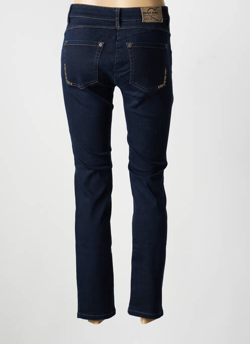 Jeans coupe slim stretch taille normale bleu ZERRES femme