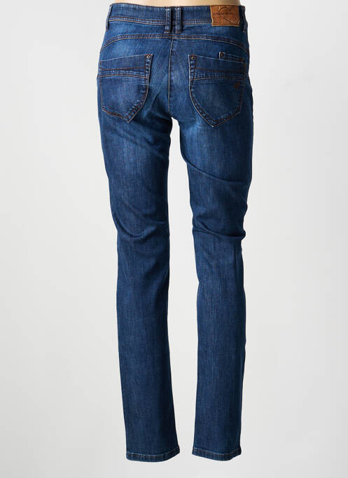 Jeans coupe slim stretch taille normale bleu ZERRES femme