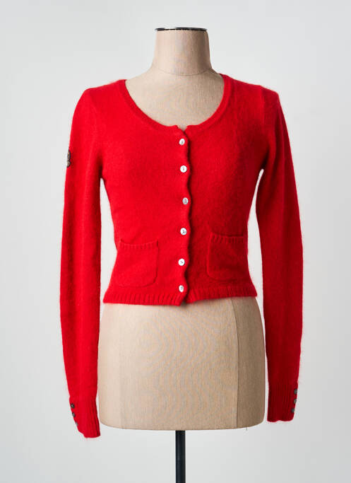 Gilet manches longues rouge CHIPIE femme