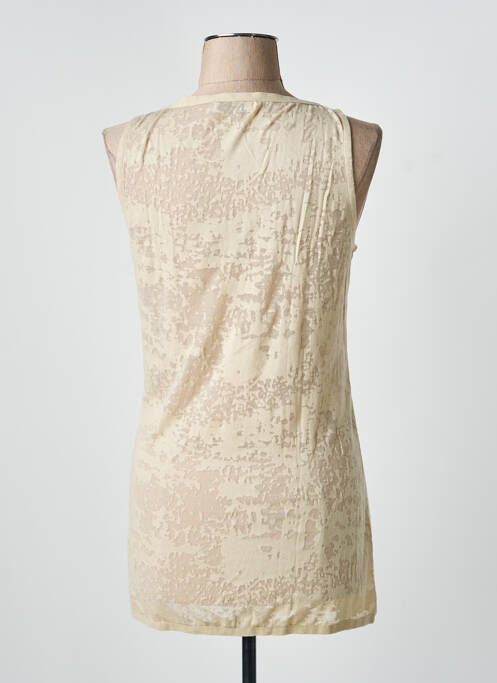 Débardeur beige MAIS IL EST OU LE SOLEIL femme