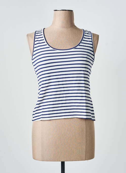 Débardeur blanc CES...ASTUCES...ASTU femme