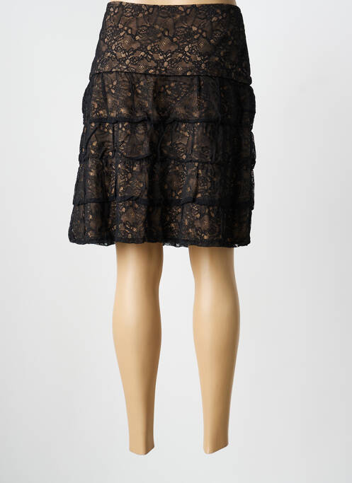 Jupe mi-longue noir ELISA CAVALETTI femme