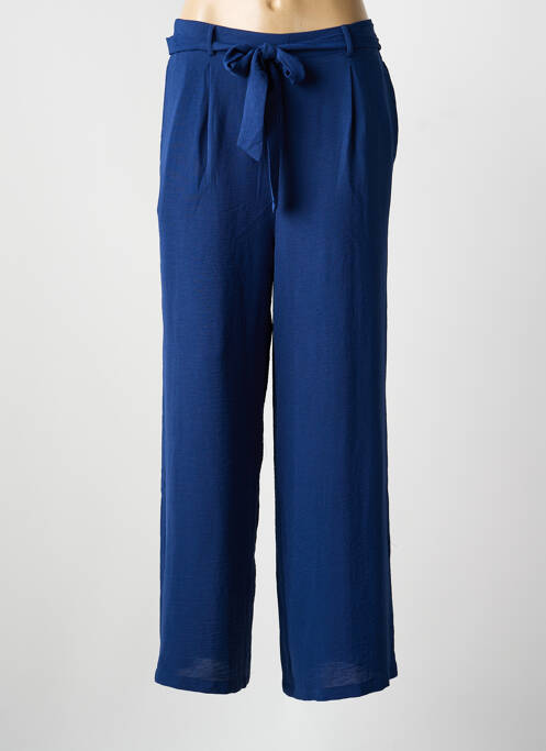 Pantalon droit bleu MOLLY BRACKEN femme