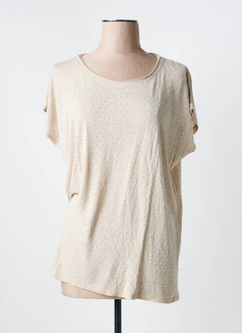 T-shirt beige ONE STEP femme