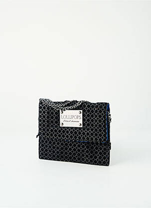 Sac multipoches forme rectangulaire noir LOLLIPOPS femme