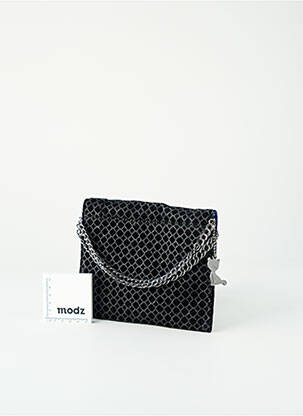 Sac multipoches forme rectangulaire noir LOLLIPOPS femme