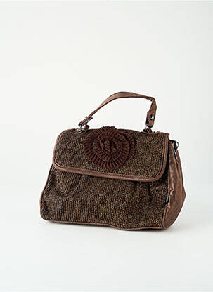Sac multipoches marron LOLLIPOPS femme