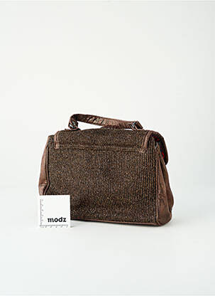 Sac bandoulière amovible marron LOLLIPOPS femme
