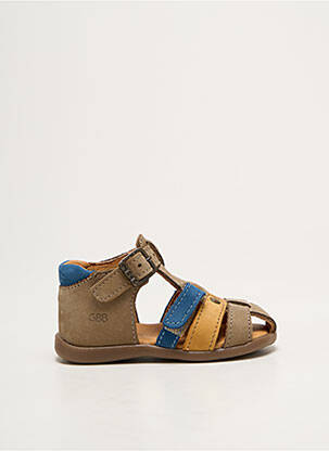 Sandales/nu pieds bout rond bout rond jaune GBB garçon