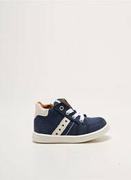 Baskets voute plantaire bout rond bleu GBB garcon