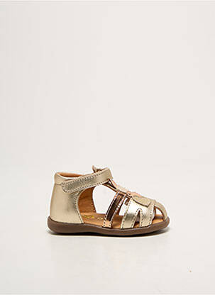 Sandales/nu pieds bout rond bout rond or GBB fille