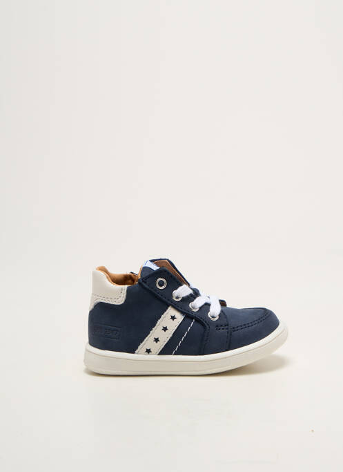 Baskets voute plantaire bout rond bleu GBB garcon