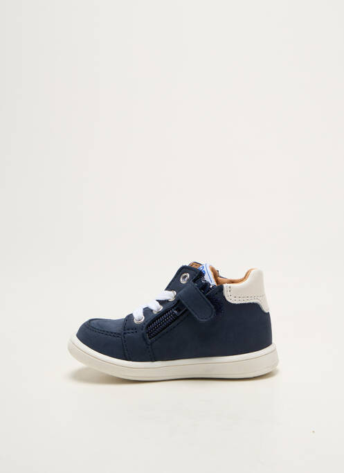Baskets voute plantaire bout rond bleu GBB garcon