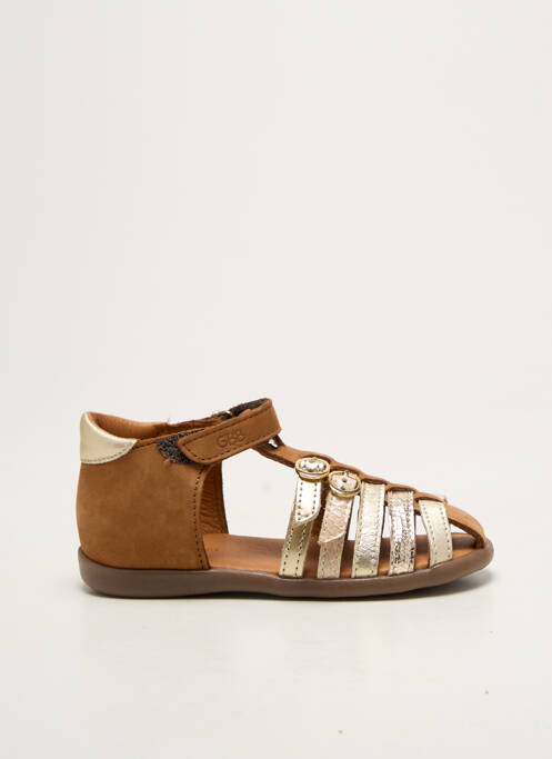Sandales/nu pieds bout rond bout rond marron GBB fille