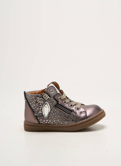 Baskets argent GBB fille