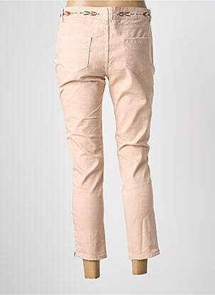 Jeans coupe slim taille basse taille basse rose SWILDENS femme