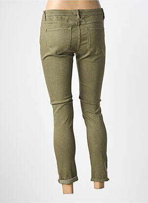 Jeans skinny taille normale taille normale vert LABDIP femme