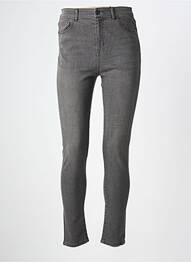 Jeans skinny taille haute taille haute gris LAB DIP PARIS femme