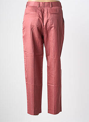 Pantalon 7/8 taille haute taille haute rose CHLOÉ STORA femme