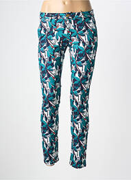 Pantalon chino taille basse taille basse vert LAB DIP PARIS femme