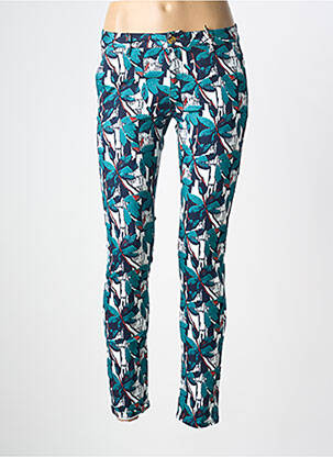 Pantalon chino taille basse taille basse vert LAB DIP PARIS femme