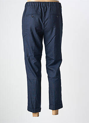 Pantalon 7/8 taille haute taille haute bleu MAISON LAB femme