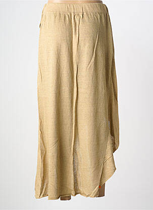 Jupe longue coupe asymétrique beige MA(E)VY femme