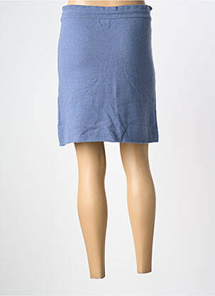 Jupe courte coupe droite bleu MA(E)VY femme