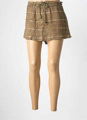 Short coupe fluide taille normale vert VIRGINIE CASTAWAY femme
