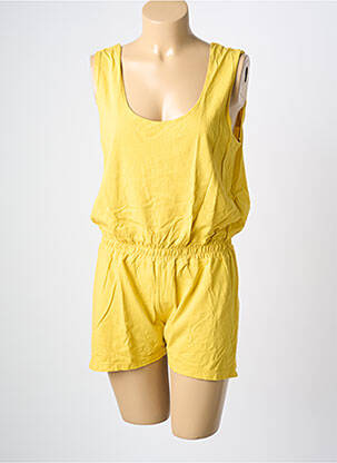 Combishort sans manche sans manche jaune MA(E)VY femme
