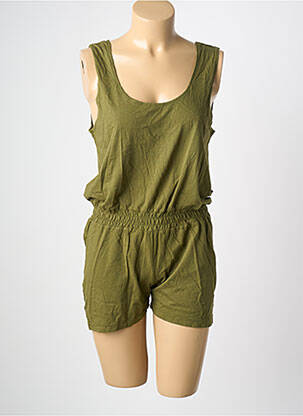 Combishort sans manche sans manche vert MA(E)VY femme