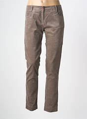 Pantalon slim marron SESSUN femme seconde vue