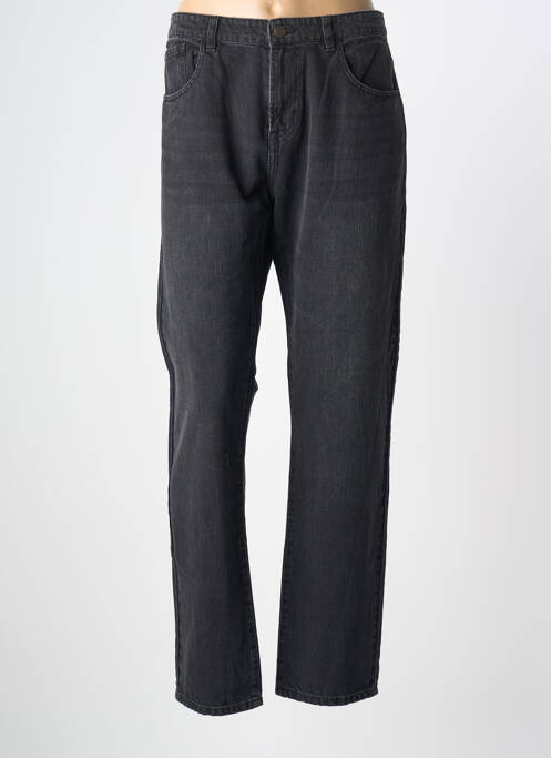 Jeans boyfriend stretch taille normale noir LABDIP femme