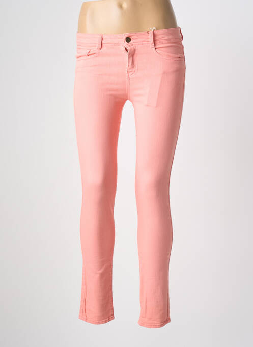 Jeans skinny taille basse taille basse rose VIRGINIE CASTAWAY femme
