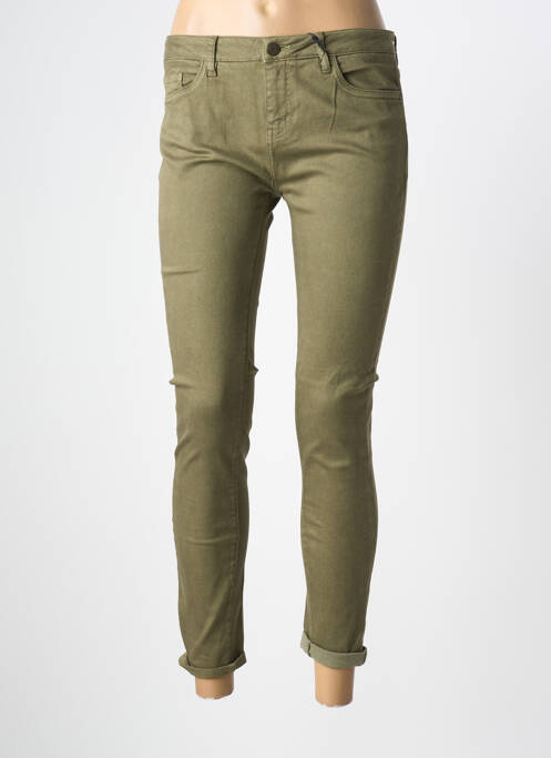 Jeans skinny taille normale taille normale vert LABDIP femme