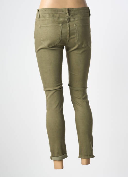 Jeans skinny taille normale taille normale vert LABDIP femme