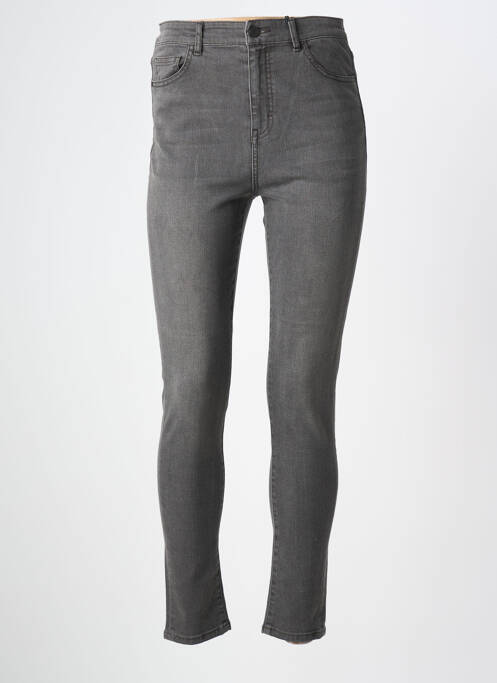 Jeans skinny taille haute taille haute gris LAB DIP PARIS femme