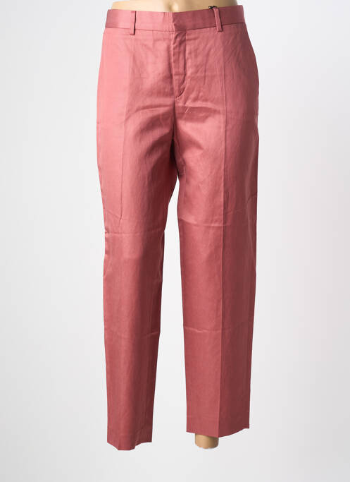 Pantalon 7/8 taille haute taille haute rose CHLOÉ STORA femme