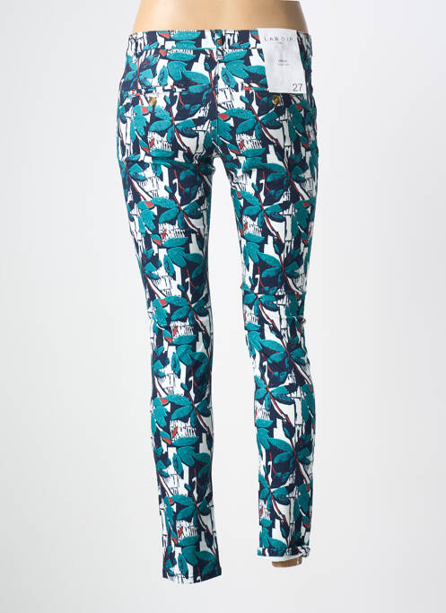 Pantalon chino taille basse taille basse vert LAB DIP PARIS femme