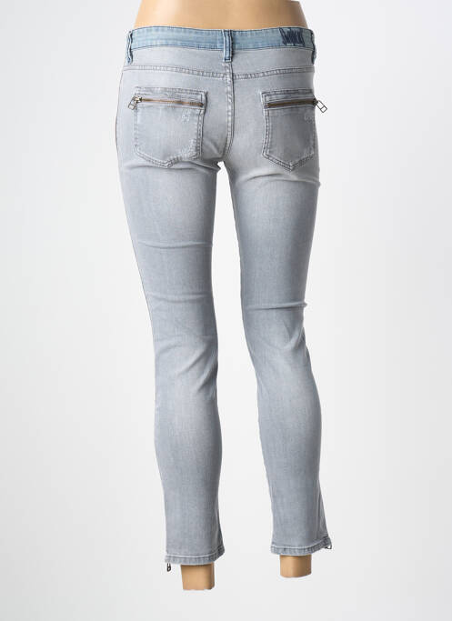 Jeans skinny stretch taille basse gris SWILDENS femme
